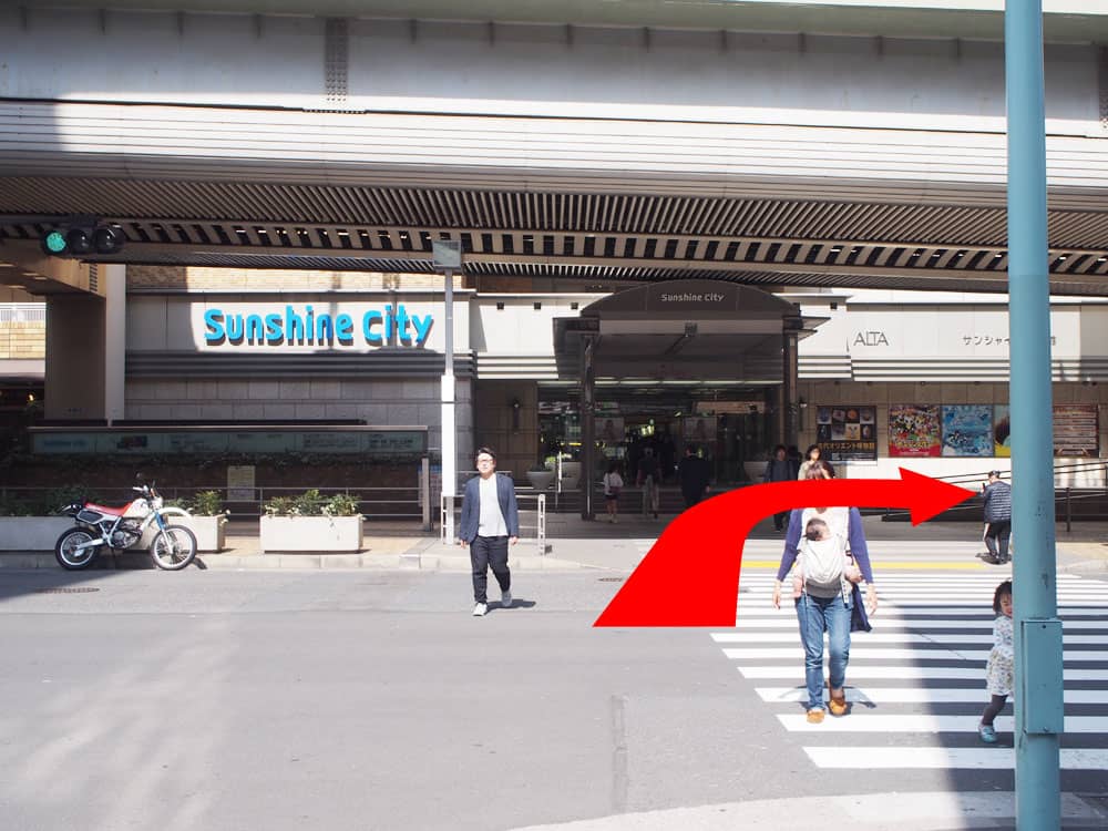 池袋サンシャインバスターミナル（東京メトロ東池袋駅から）案内写真4