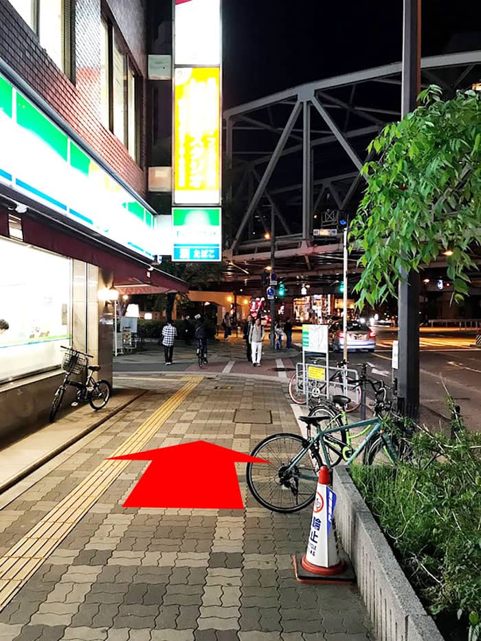 御堂筋線中津駅からプラザモータープール＜大阪梅田＞まで　案内写真5